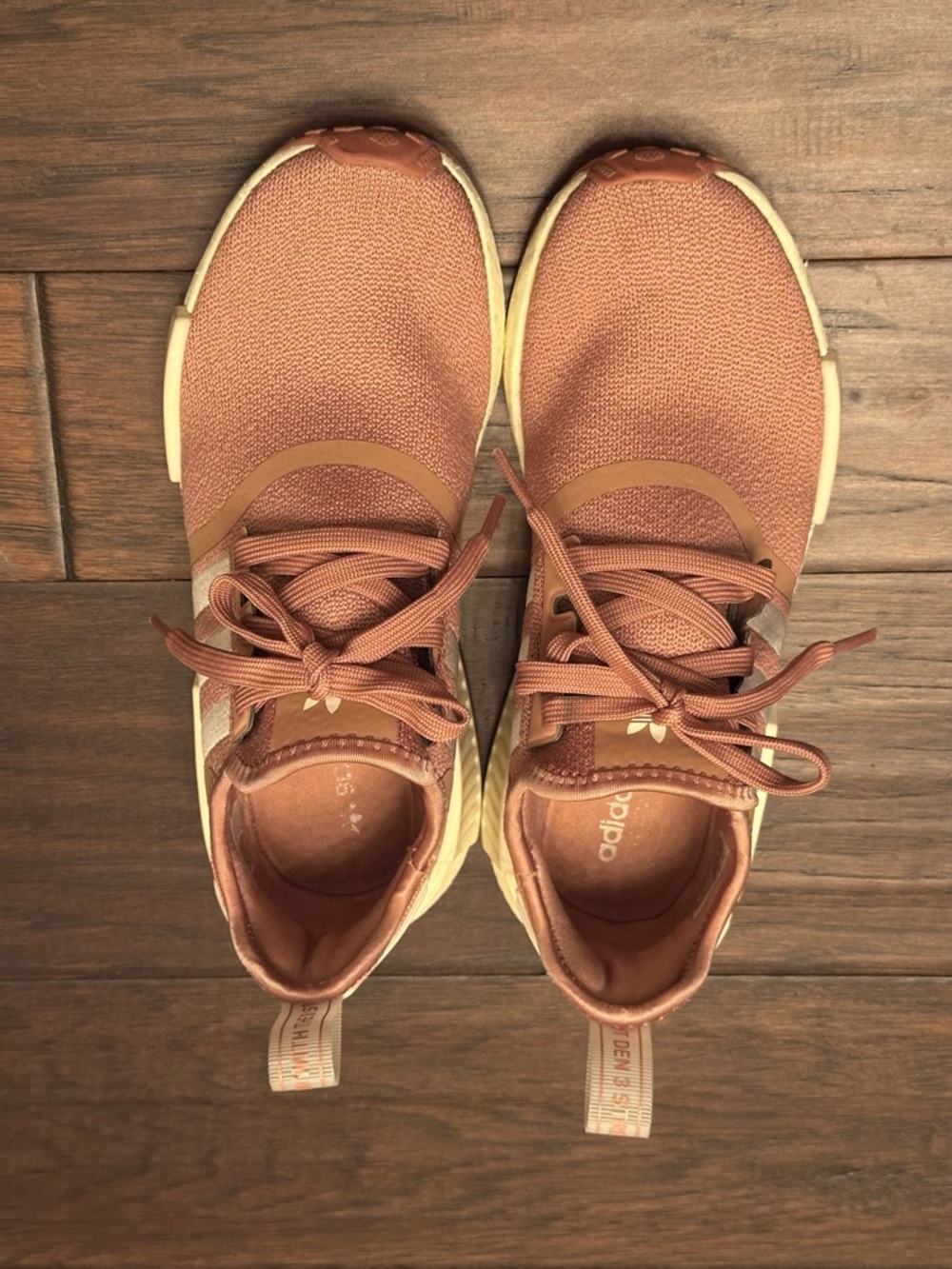adidas Women’s Rust Knit Lace-Up Sneakers with Cream Sole